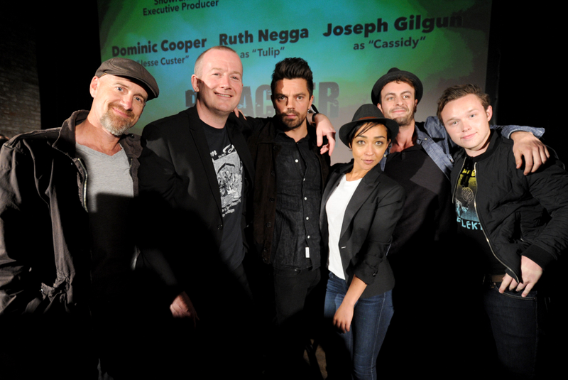 From left: Sam Catlin, Garth Ennis, Dominic Cooper, Ruth Negga, Joseph Gilgun, and Ian Colletti (Photo: Brad Barket/Getty Images)